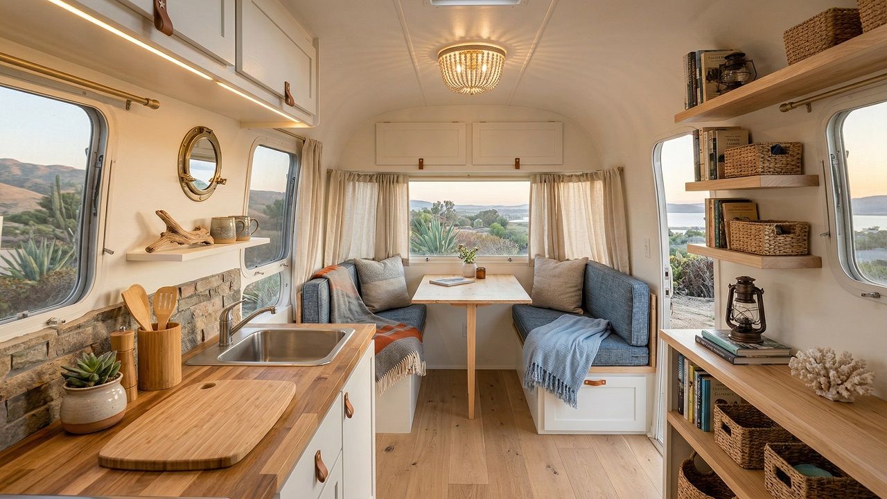 Camper Interior Ideas Inspired by California, Texas & Coastal Living