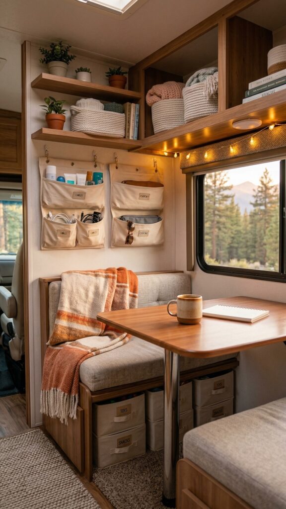 Camper Interior Ideas for Moms Who Need Clean, Organized Spaces Fast