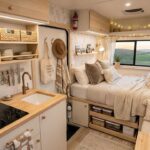 Camper Interior Ideas for Solo Women Travelers (Safe, Cozy & Beautiful)