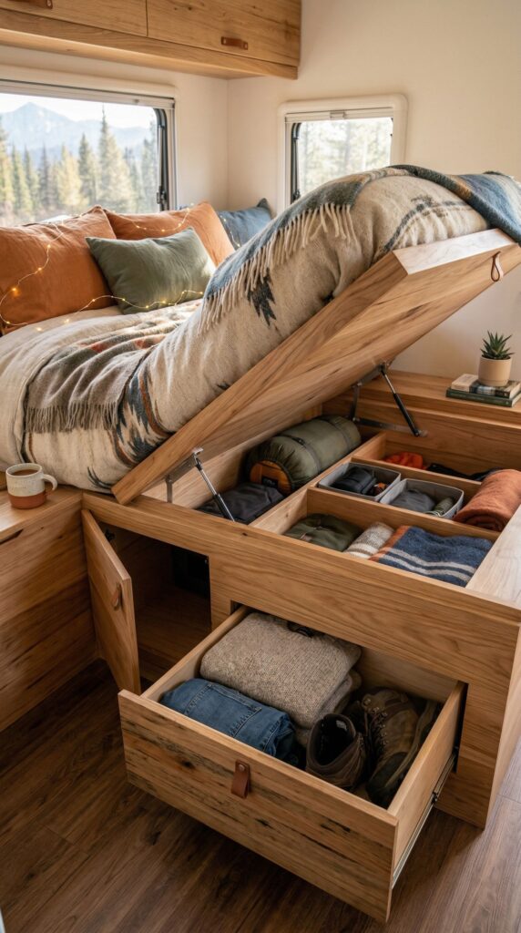 Clever Storage Solutions for Campers