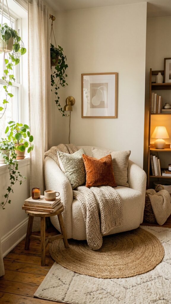 Cozy Living Room Ideas for Small Spaces Using Texture (Without Overcrowding)