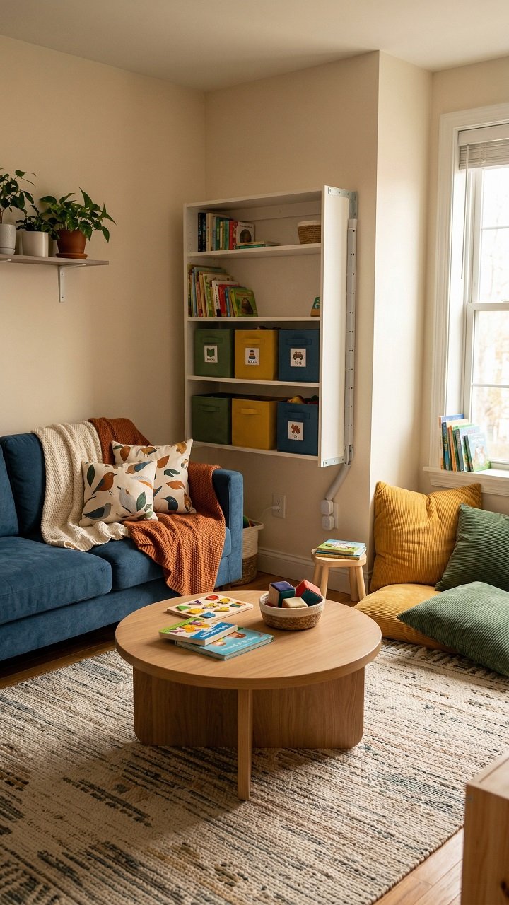 Small Living Room Ideas for Moms With Kids: Practical Family Solutions ...