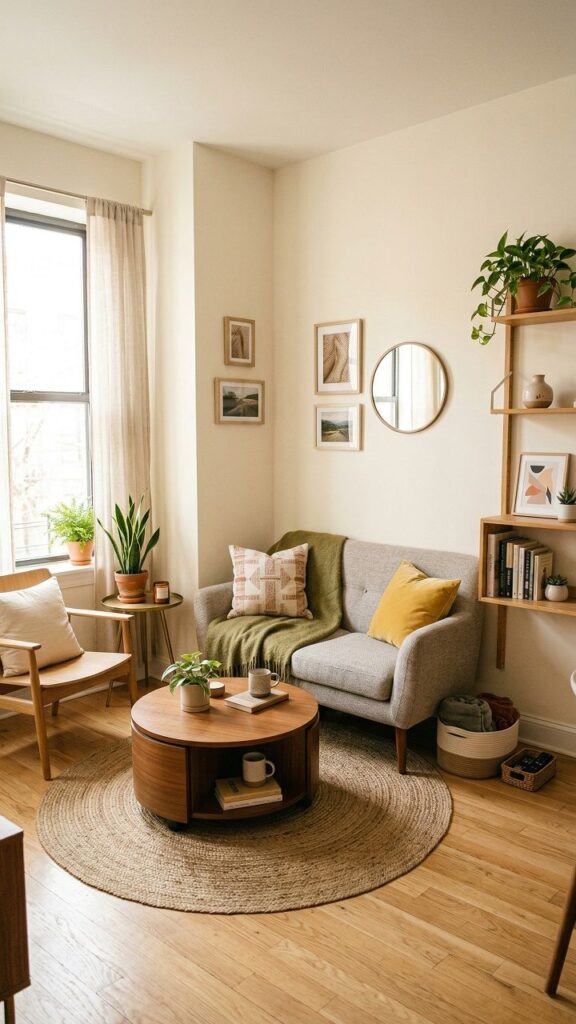 Furniture Ideas for Small Apartment Living Rooms