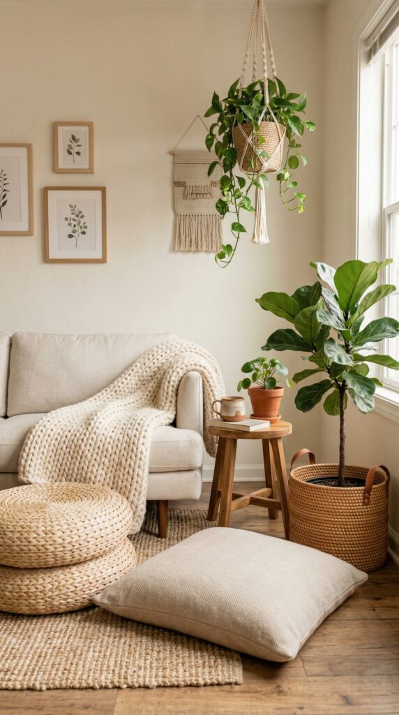 How To Add Warmth To A Neutral Living Room (Without Adding Clutter)