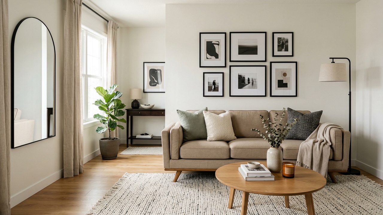 How to Make Your Small Living Room Feel Like a Grown-Up Home (Put Together, Calm & Not Overdone)