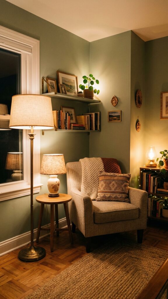 Lighting Ideas That Instantly Make a Small Living Room Feel Warm & Inviting