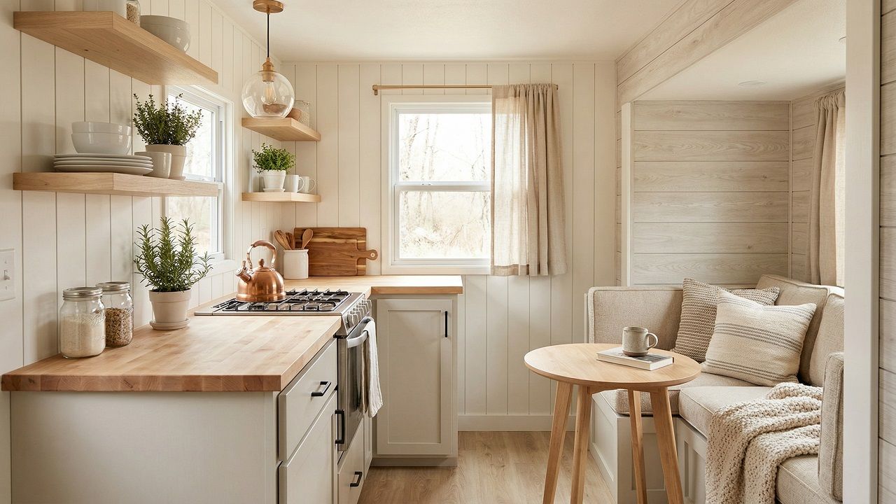 Modern Farmhouse Camper Interior Ideas That Feel Warm But Not Cluttered