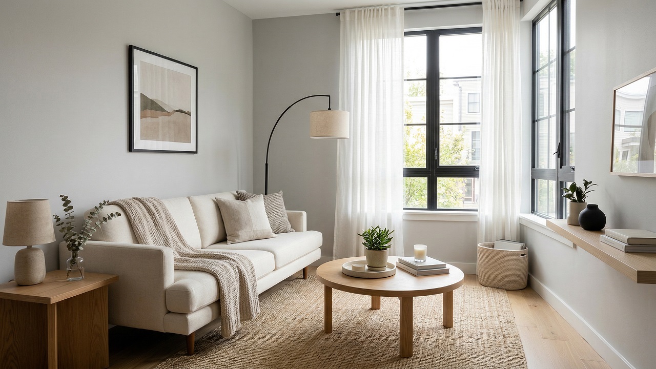 Modern Small Living Room Ideas That Actually Work for Real Life (Clean, Calm & Not Overdone)