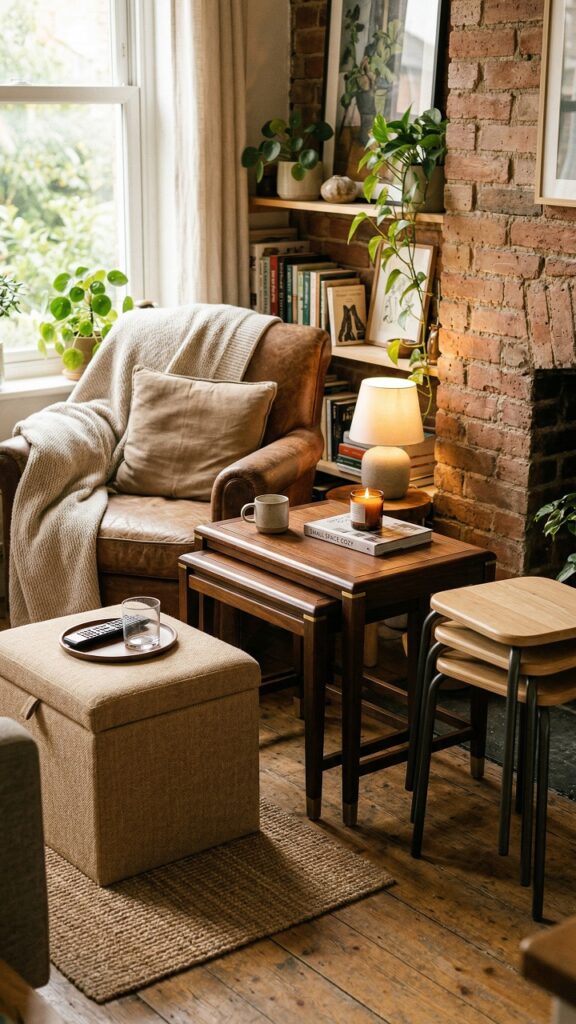 Nesting Tables, Ottomans, and Stackable Stools