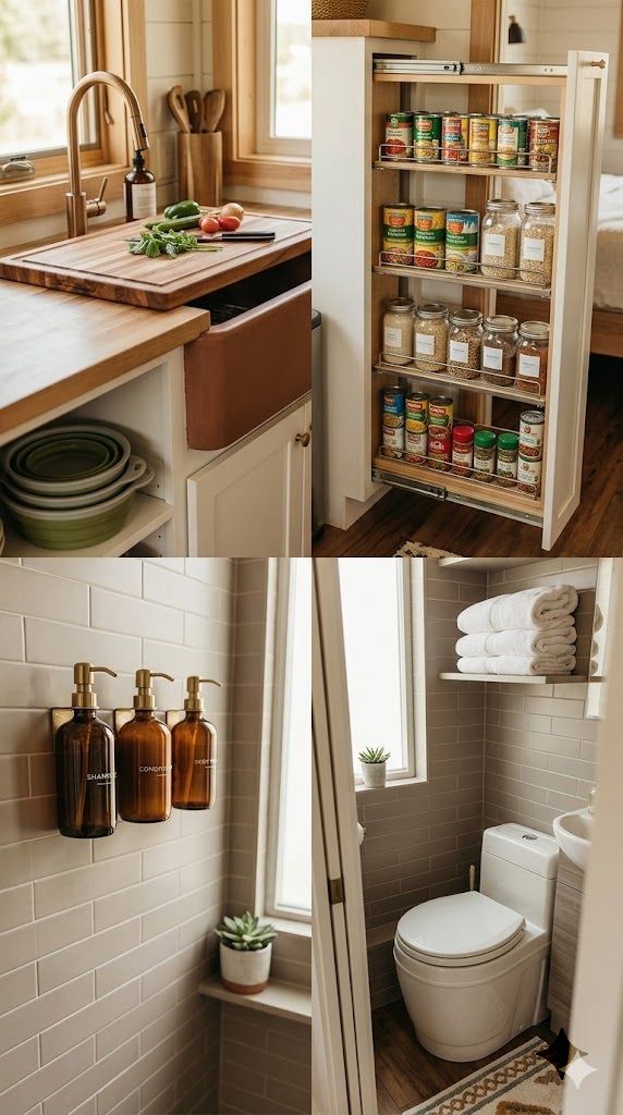 Smart Kitchen and Bathroom Storage