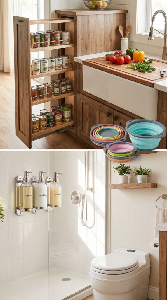 Smart Kitchen and Bathroom Storage