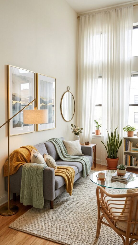 Style-Boosting Decor Ideas to Open Up Your Small Living Room