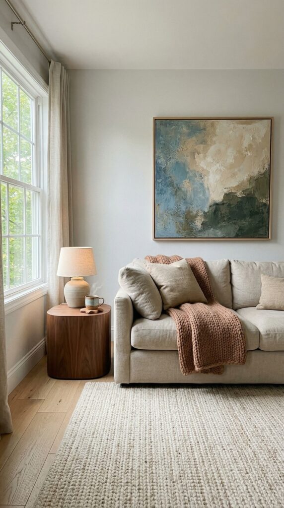 The “Less But Better” Rule That Makes Minimalist Living Rooms Work