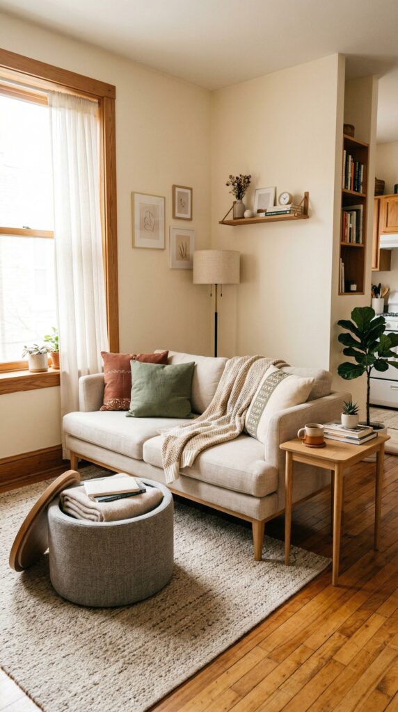 Tiny Living Room Furniture Ideas That Actually Fit (And Work Hard)