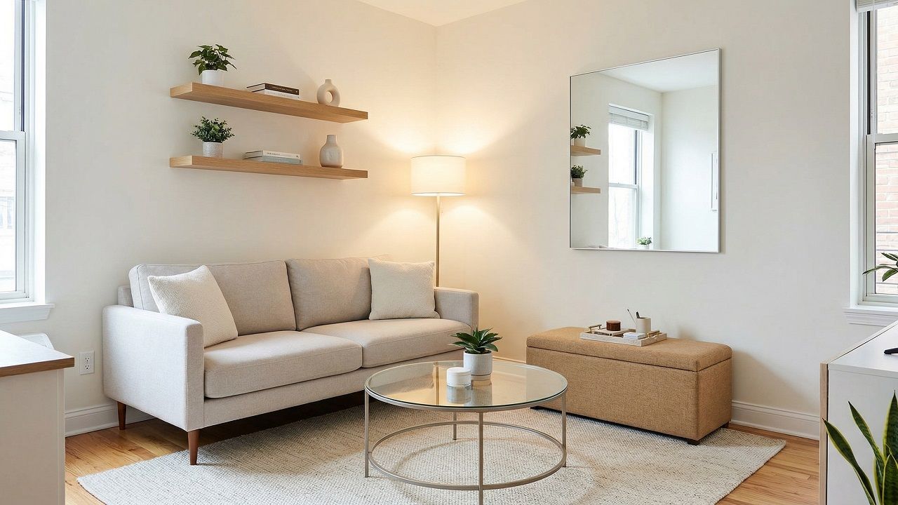 Tiny Living Room Ideas That Actually Work (Smart Layouts, Space-Saving Furniture & No Wasted Inches)