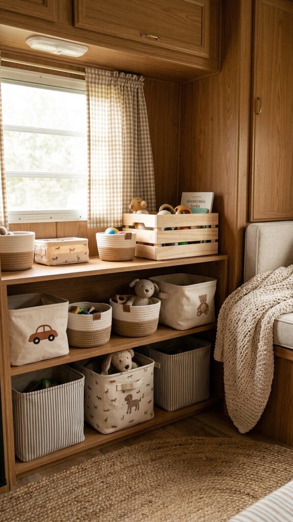 Toy Storage That Doesn’t Take Over Your Camper