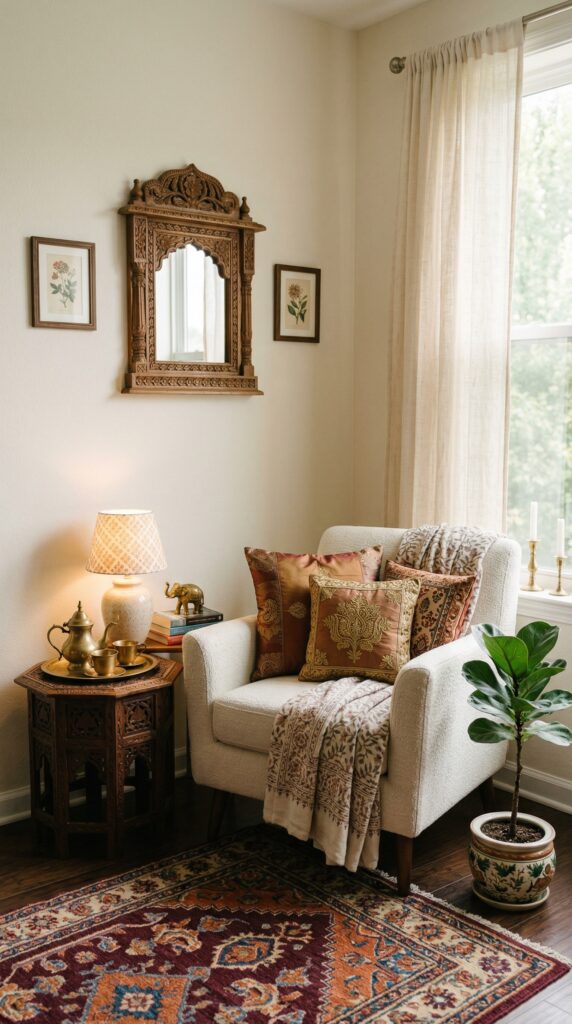 Why Indian Decor Can Feel Too Heavy in Small Living Rooms (And How to Fix It)