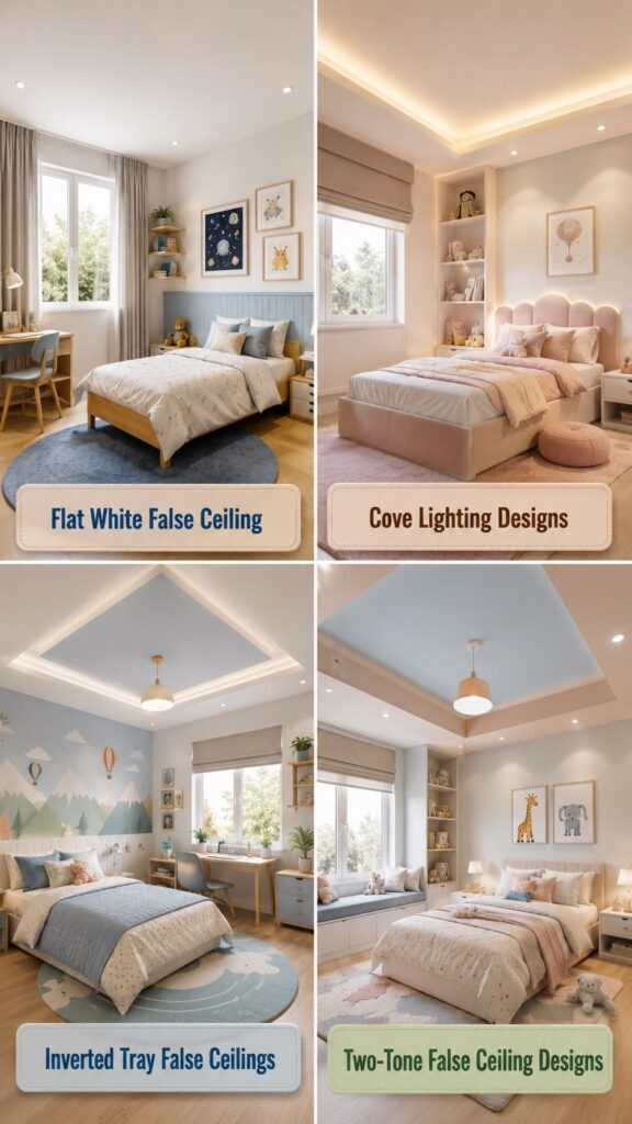 10 Small Room False Ceiling Designs Ideas That Maximize Space Visually