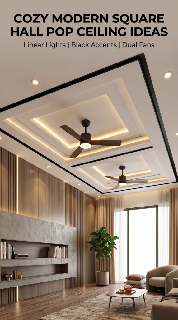 8 Symmetrical & Modern False Ceiling Designs for a Square Hall: Stylish Ideas & Tips