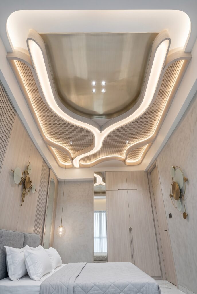 Vaulted False Ceiling Designs That Make Low Ceilings Feel Voluminous