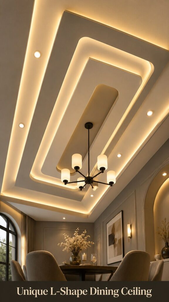 How a Curved Corner Transition Softens the L-Shaped Ceiling Bend