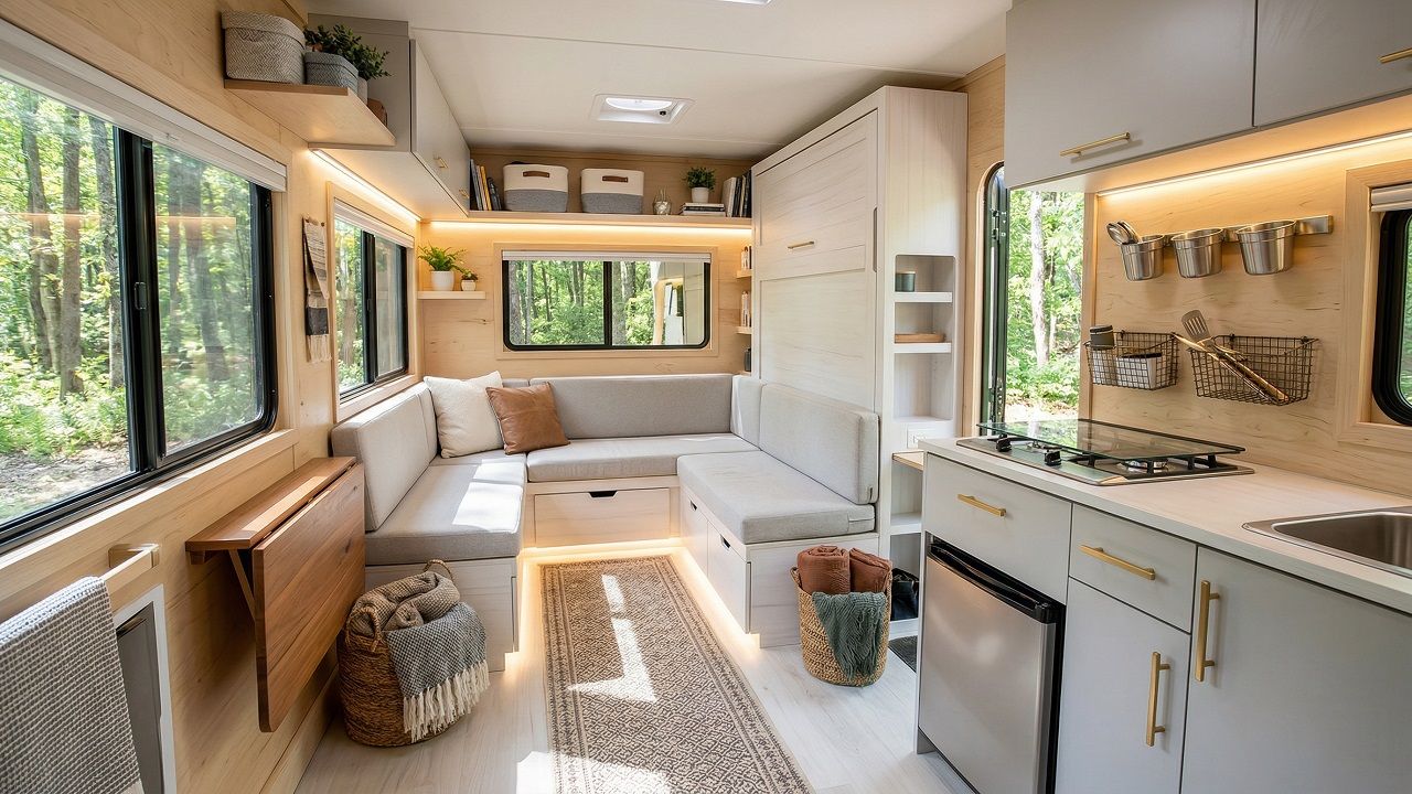 Small Camper Interior Ideas That Make Tiny Spaces Feel Bigger Instantly