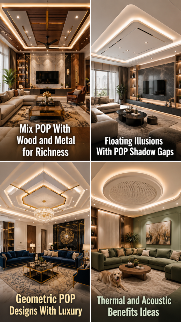 Selecting the Perfect POP Design for Your Living Room