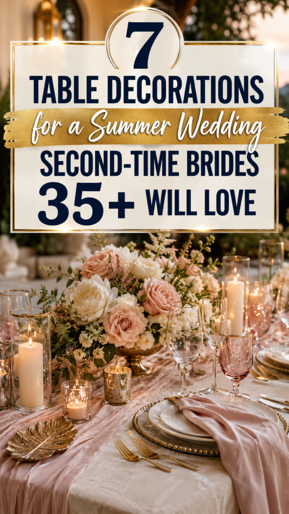 10 Summer Wedding Decorations Inspiration for Soft, Romantic Styling