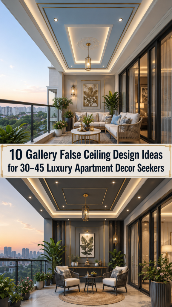 11 Balcony POP Ceiling Design for 25–45 Apartment Dwellers Who Want a Cozy Outdoor Look