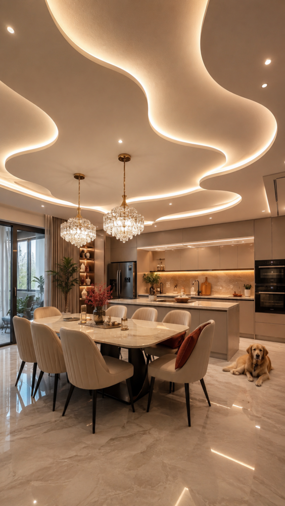 14 Dining Room POP Ceiling Design for Stay At Home Mom Creating a Stylish Dinner Space