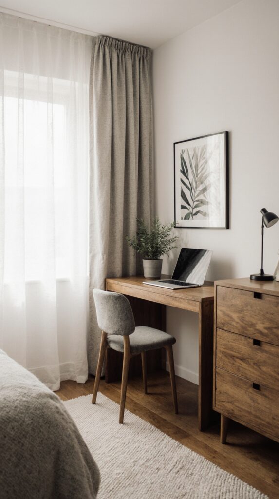 Add a Room Divider to Separate Sleep and Work Zones