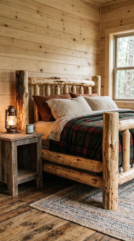 Rustic Wood Furniture That Sets the Cabin Tone