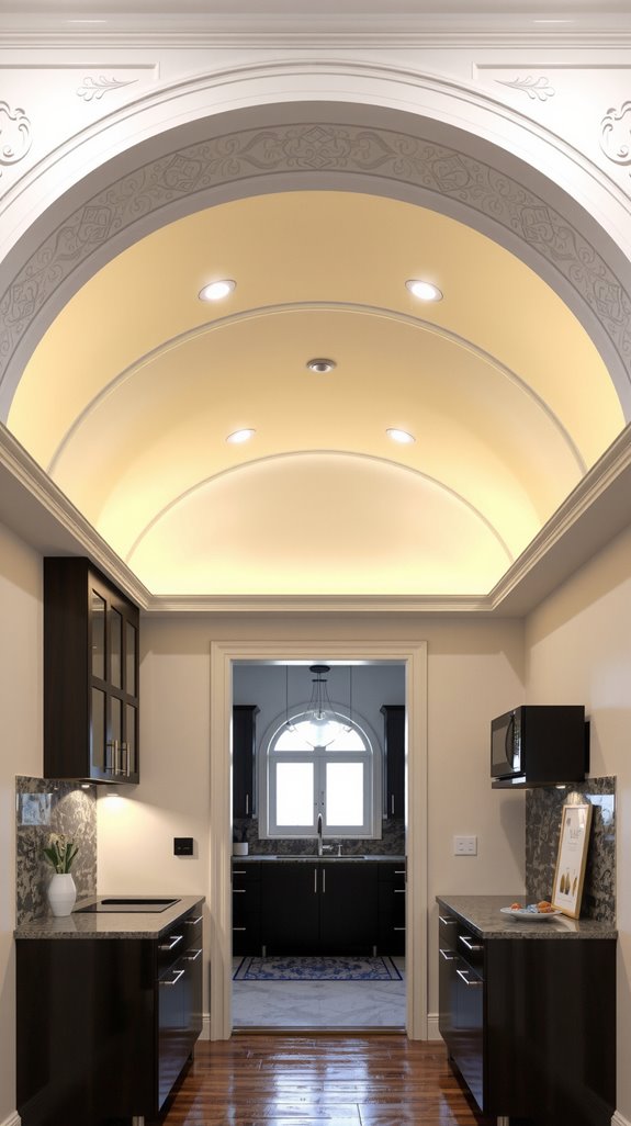 architectural pop arch ceilings