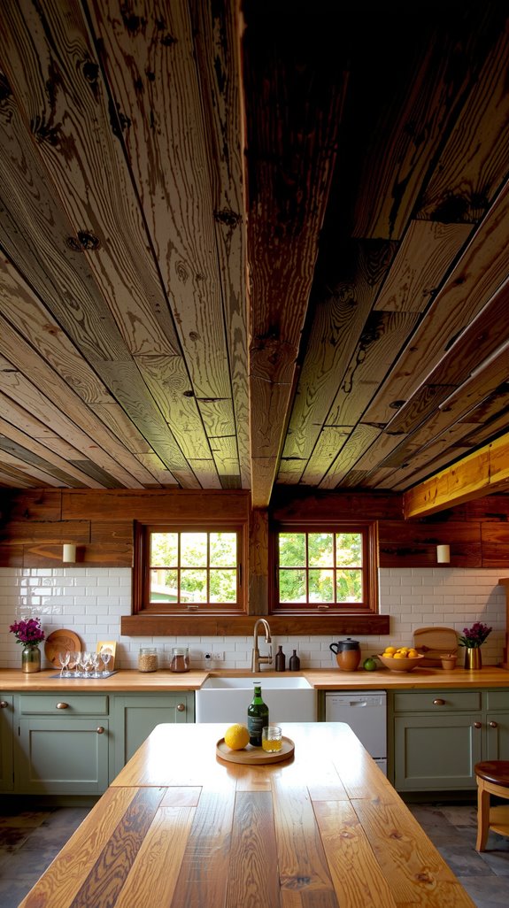 authentic reclaimed wood ceilings
