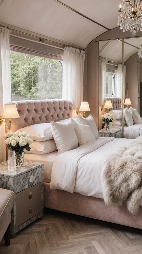 boutique caravan bedroom makeover
