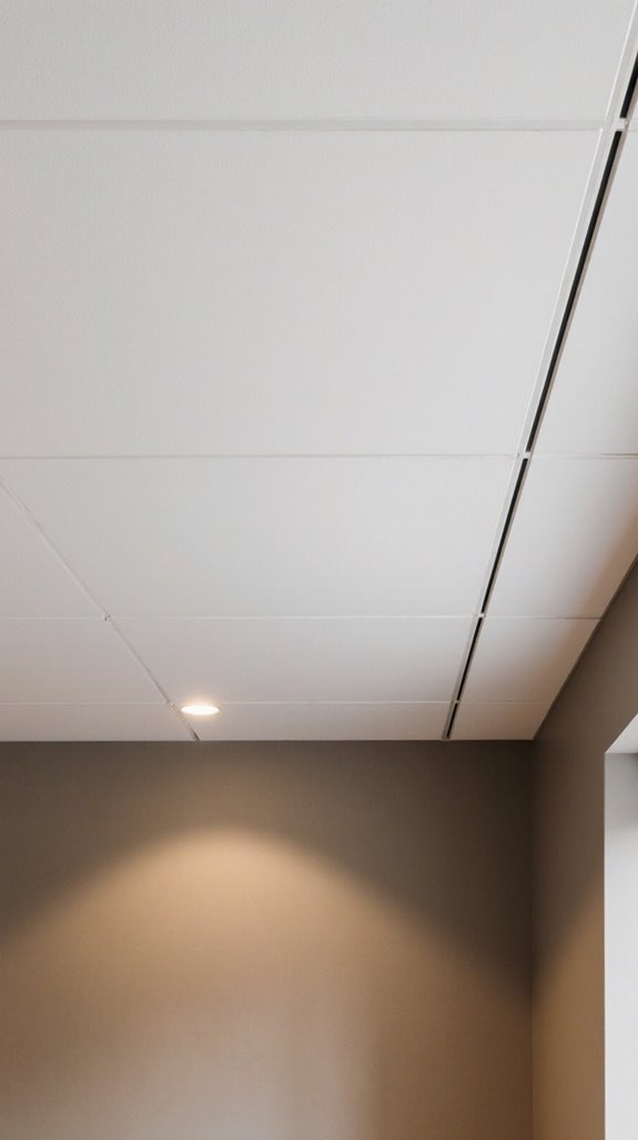 bright spacious flat ceilings
