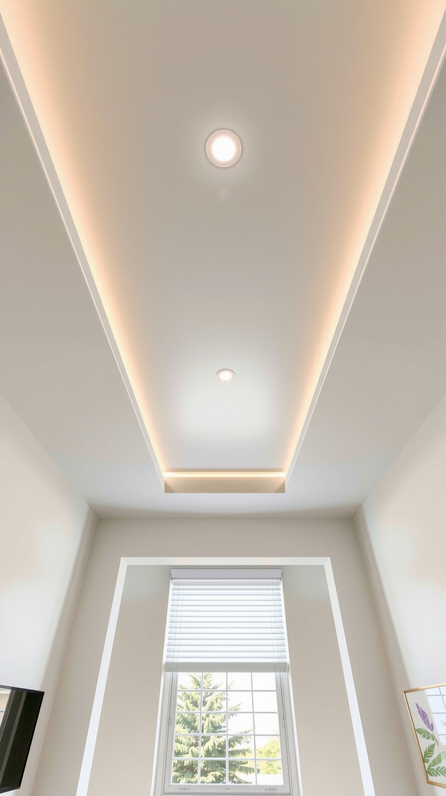 clean simple ceiling design