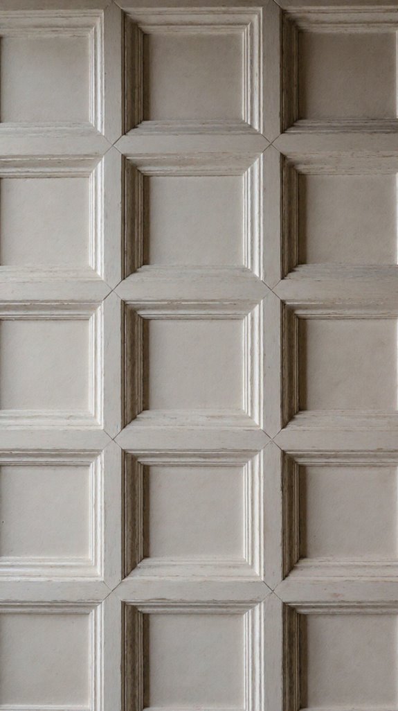 coffered ceiling grid design