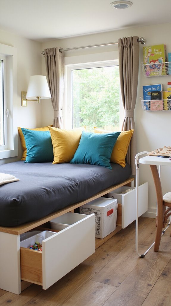 convert bed to lounge