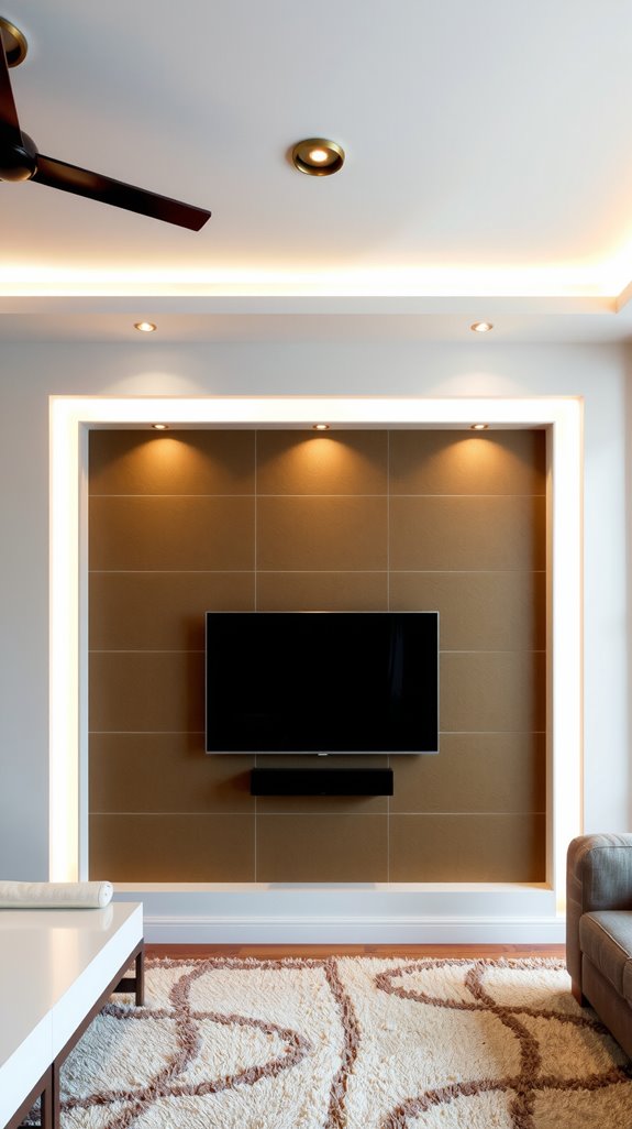 cost effective border ceiling design