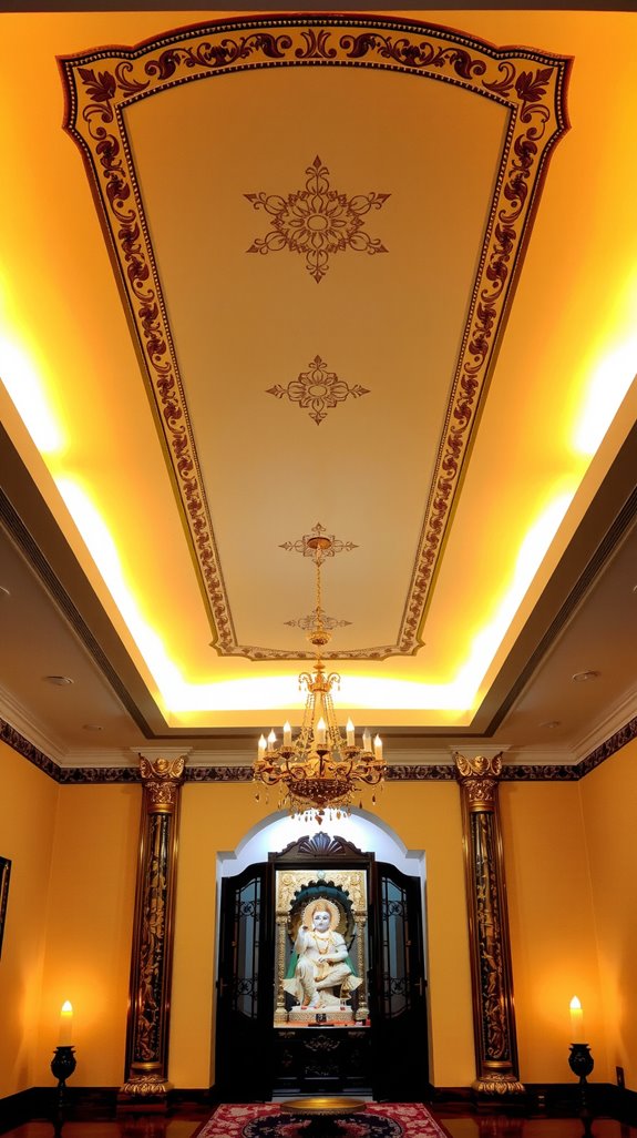 cove lit tray ceiling design