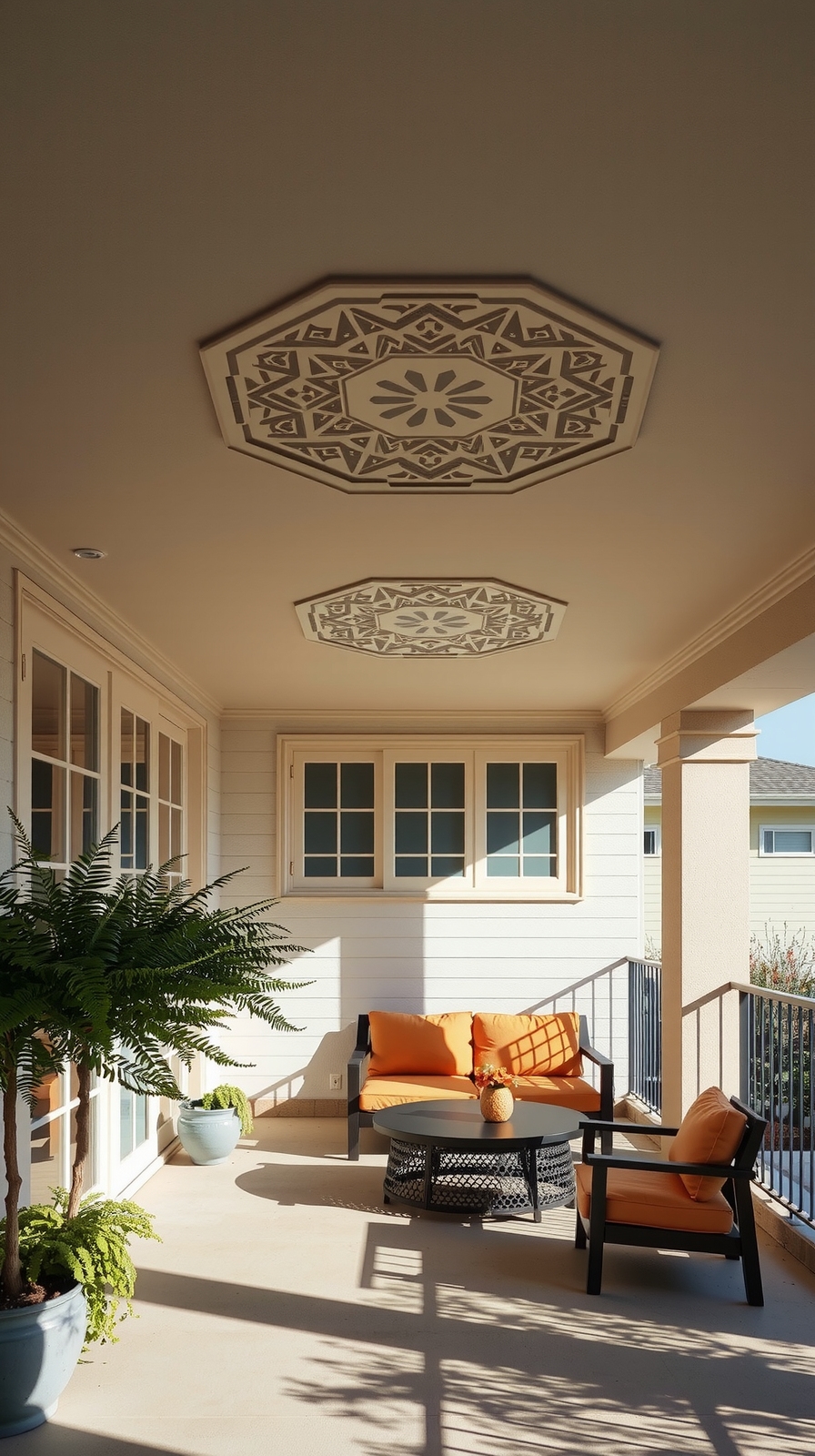 cozy architectural balcony panels