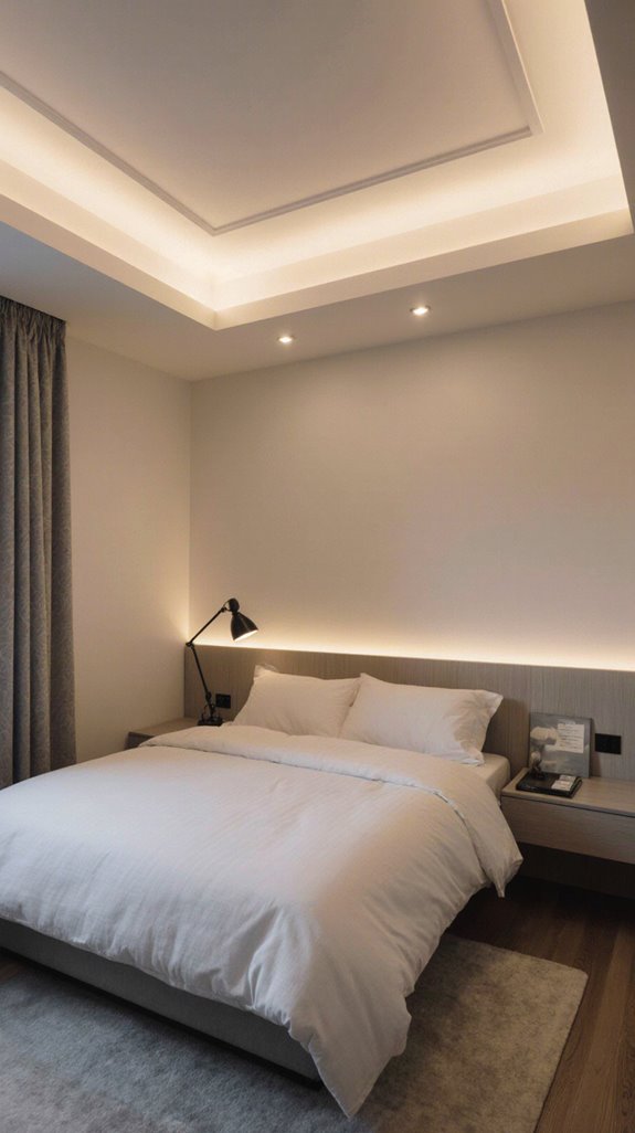 cozy framed ceiling glow