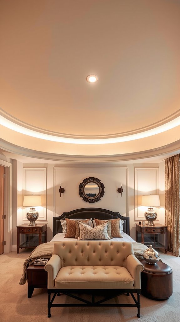 curved ceiling border design