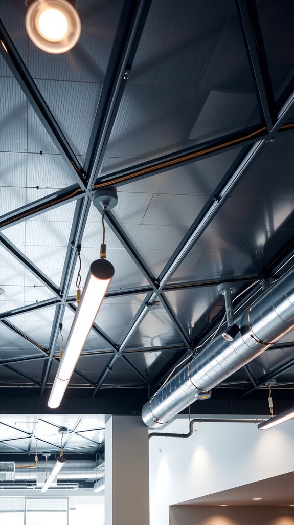 durable aluminum and steel ceilings