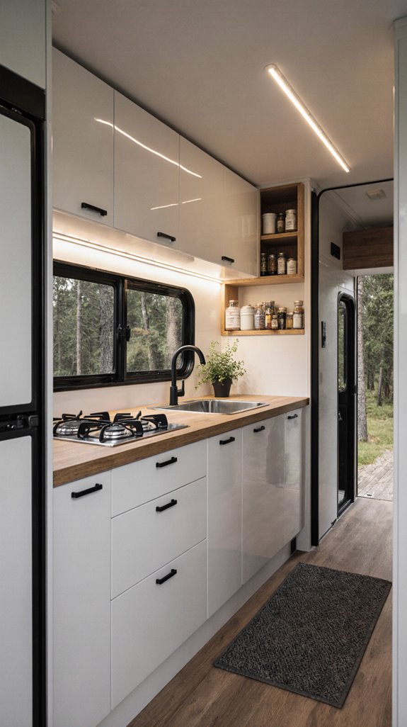 efficient compact kitchen design