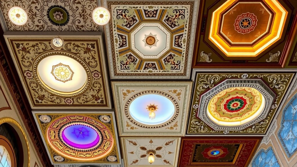 elegant home temple ceilings