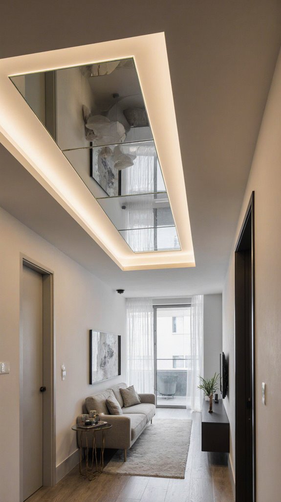 enhancing space with mirrors