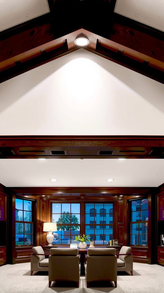executive wooden beam ceilings