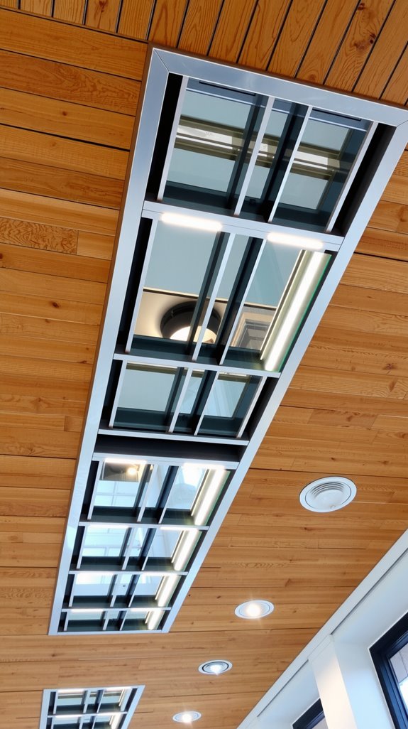 hybrid ceiling material combinations